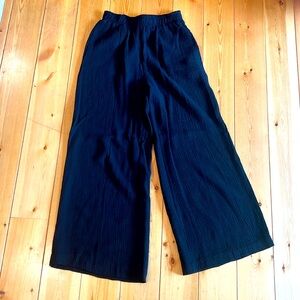 Evereve Womens Wide Leg Gauze Pant